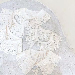 Girls Embroidery Collar NWOT